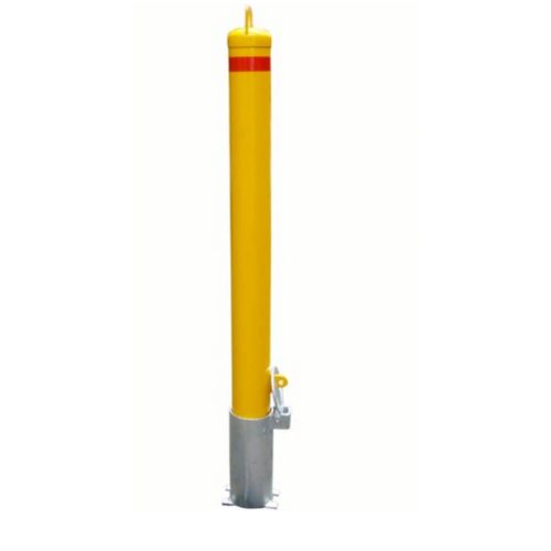 90MM STEEL REMOVABLE INGROUND ROUND BOLLARD