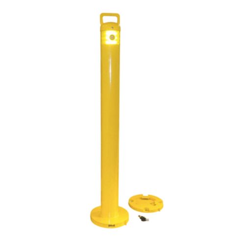 90MM STEEL SURFACE MOUNTED REMOVABLE BOLLARD