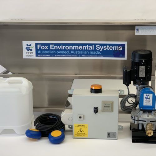 1500 LITRE FOX ENVIRO OIL WATER SS SEPARATOR KIT
