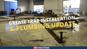 Grease Trap Installation for a Food Production Facility