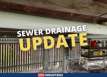 Sewer drainage upgrade under house with elevated piping in Norman Park, QLD.
